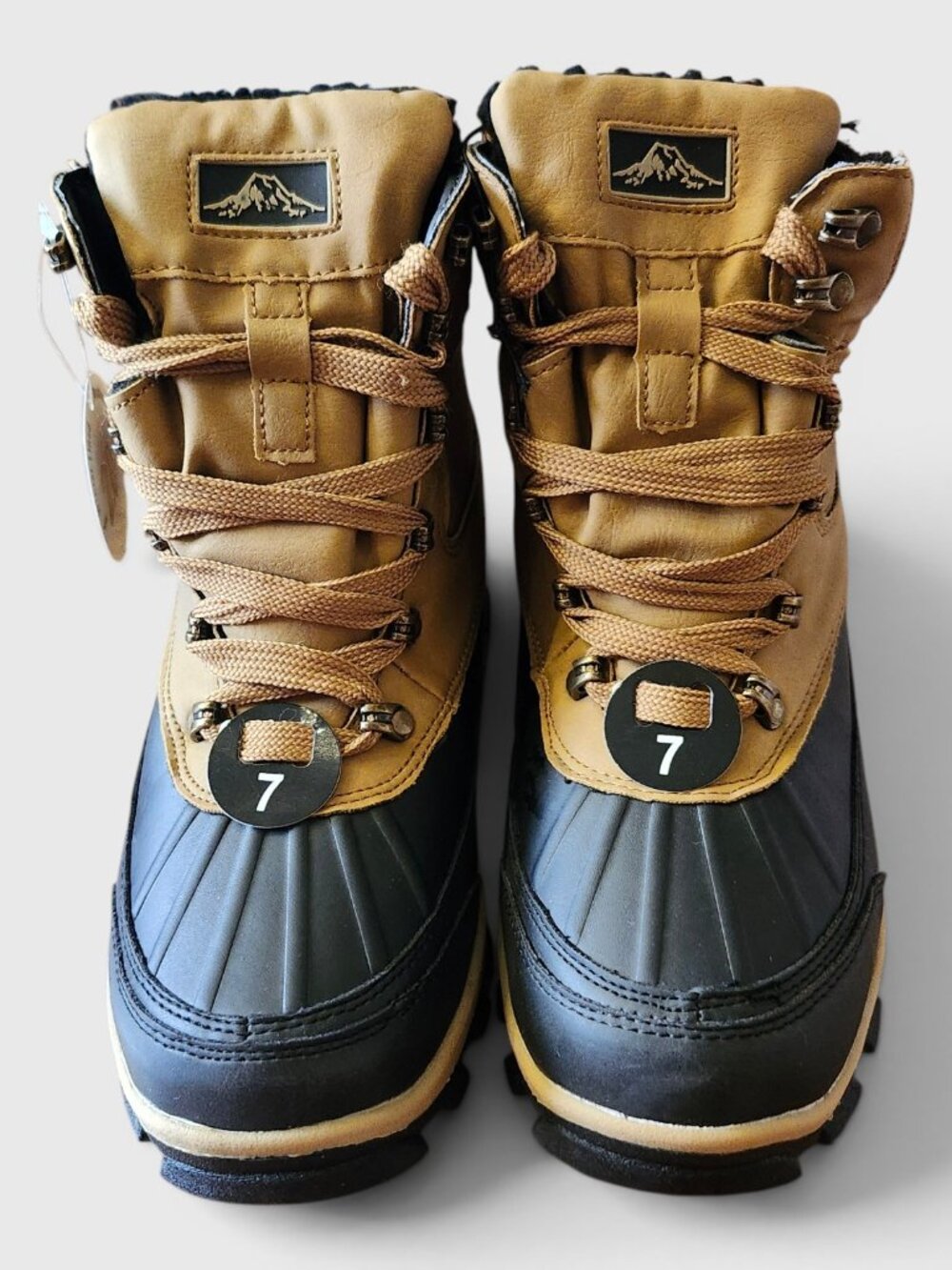 NEW Weather Spirit Edward Duck Style Winter Boots Men's Size 7 (Women's 8.5/9)